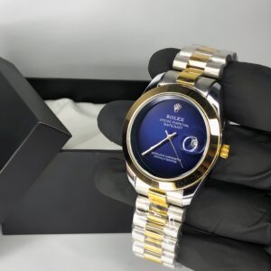 Rolex - Stainless Steel Watch - Premium Clean Blue Dial